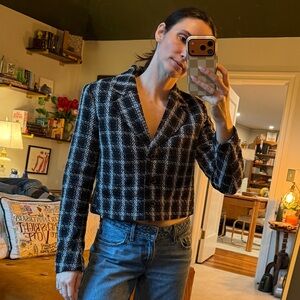 Nine West cropped blazer